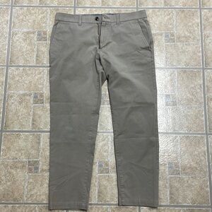 J.M. Haggar Slim Fit Tan Dress Pant